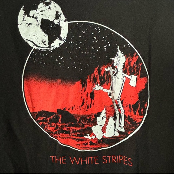 The White Stripes Rob Jones Tin Man t-shirt - Picture 4 of 6
